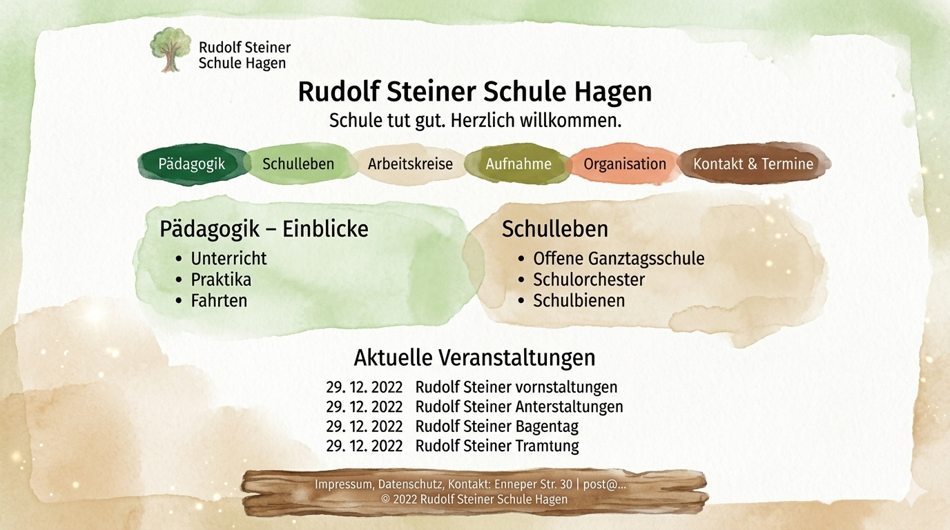 waldorf website design 2
